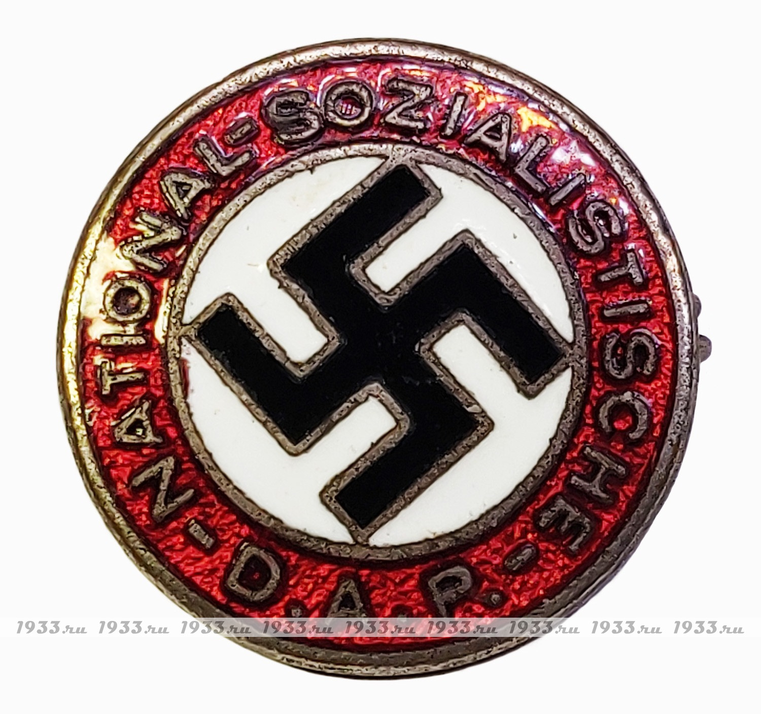 Партийный знак НСДАП реверс